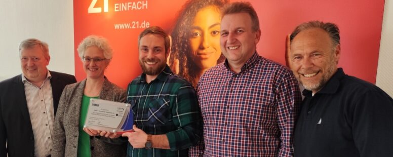 Grund zum Feieren bei DSW21!